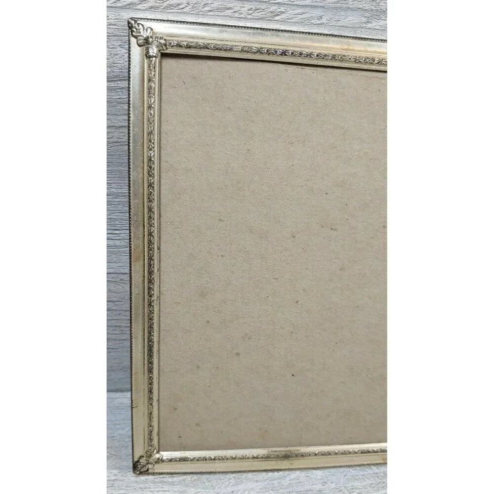 VTG Reliance Industries 411 Beige Free Standing Hanging Art Deco Picture Frame
